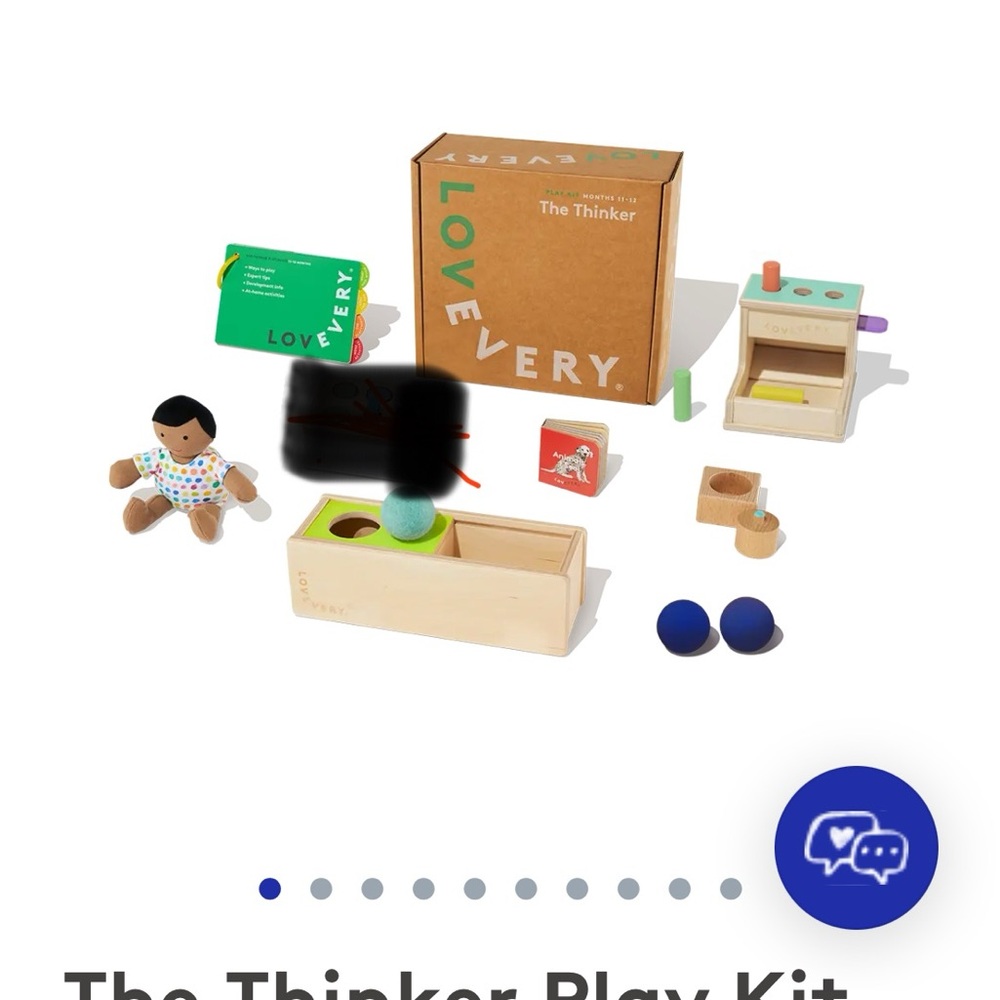 EUC Lovevery Thinker Play Kit months 11 & 12